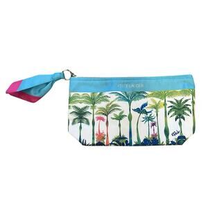 Estée Lauder cosmetic bag tropical print